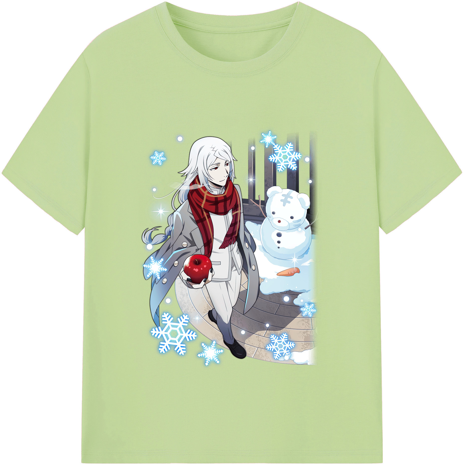 （画像用） 文豪ストレイドッグス Bungo Stray Dogs 綿100％半袖Tシャツ（フロントプリント）